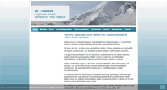 Desktop Screenshot of drhertrich.de